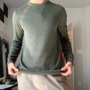 Olive green sweater